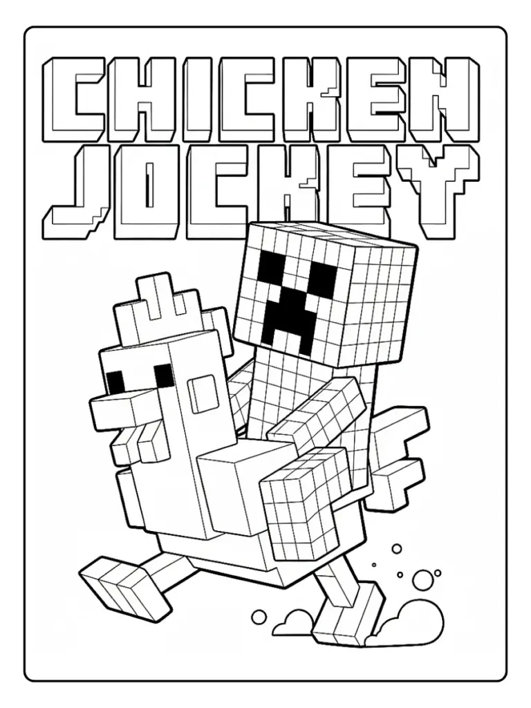 Disegni di Minecraft da Colorare (7)