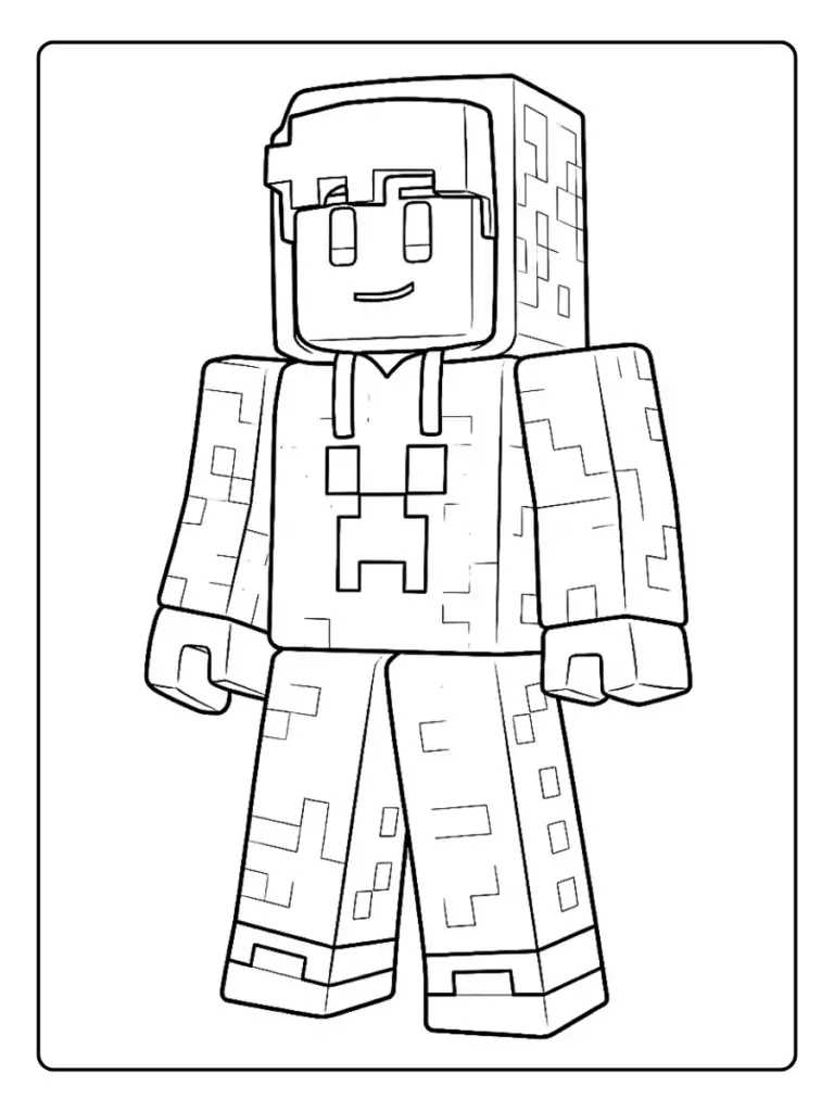 Disegni di Minecraft da Colorare (8)