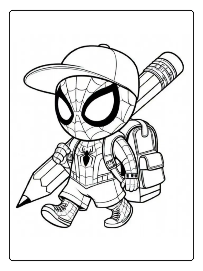 Disegni Di Spiderman Da Colorare 3