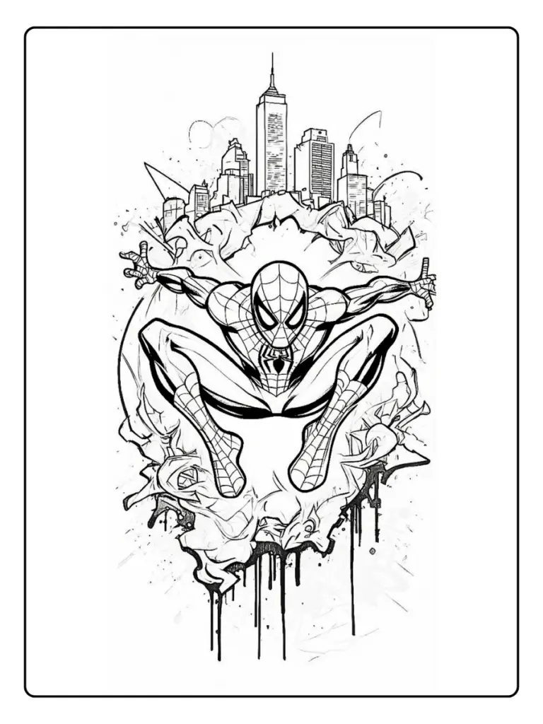 Disegni Di Spiderman Da Colorare 8