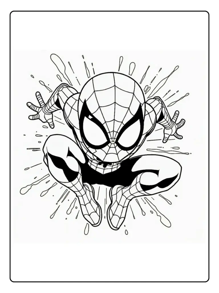 Disegni Di Spiderman Da Colorare 9