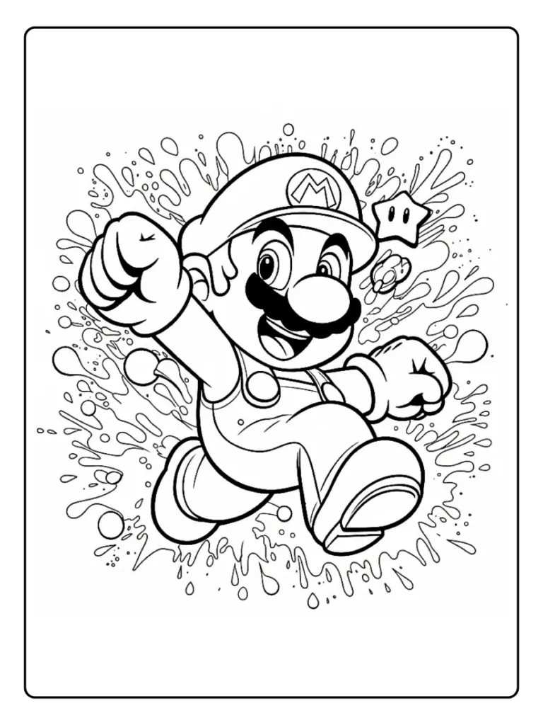 Disegni di Super Mario da Colorare (1)