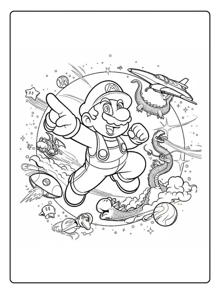 Disegni di Super Mario da Colorare (10)