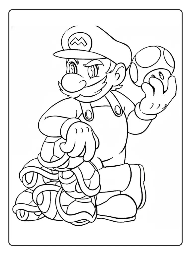 Disegni di Super Mario da Colorare (11)