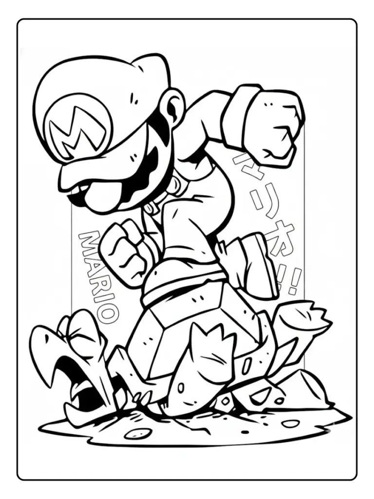 Disegni di Super Mario da Colorare (15)