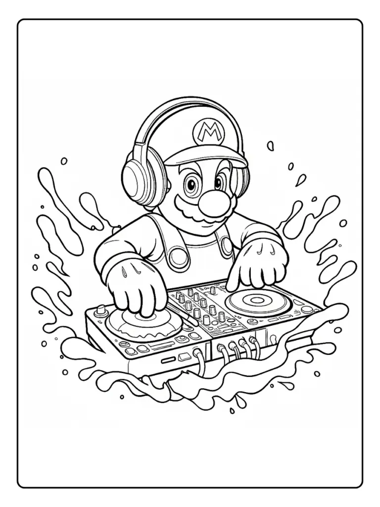 Disegni di Super Mario da Colorare (3)