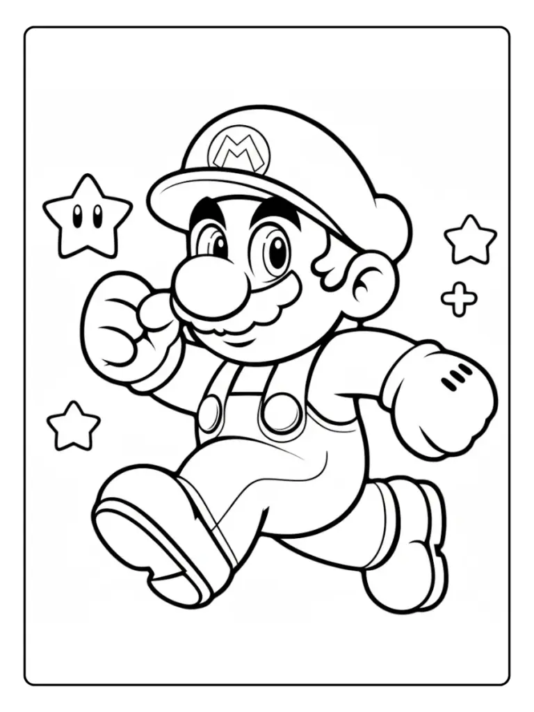 Disegni di Super Mario da Colorare