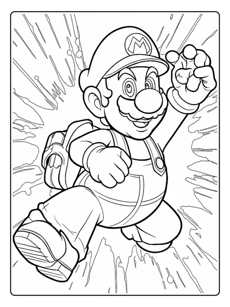 Disegni di Super Mario da Colorare (5)