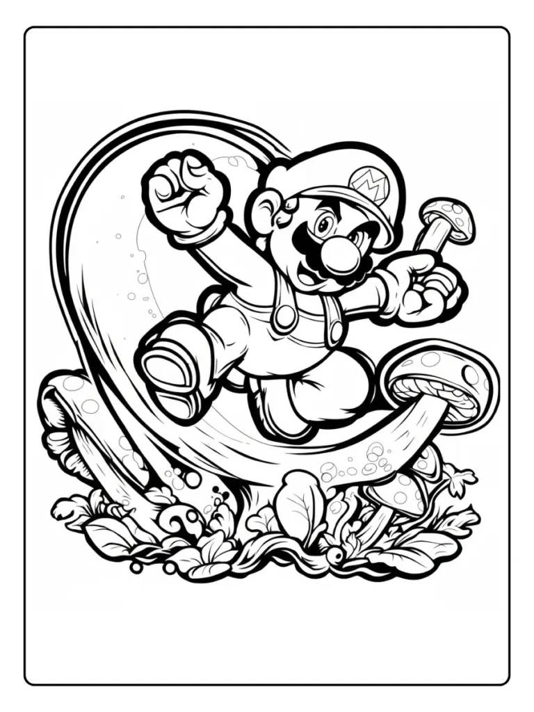 Disegni di Super Mario da Colorare (8)