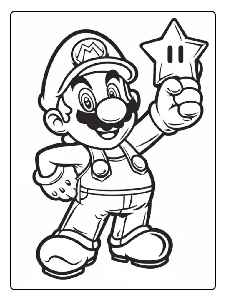 Disegni di Super Mario da Colorare (9)