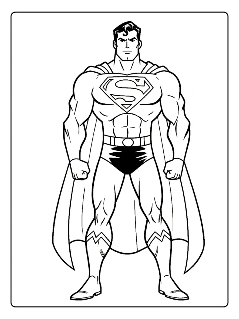 Disegni di Superman da Colorare (1)