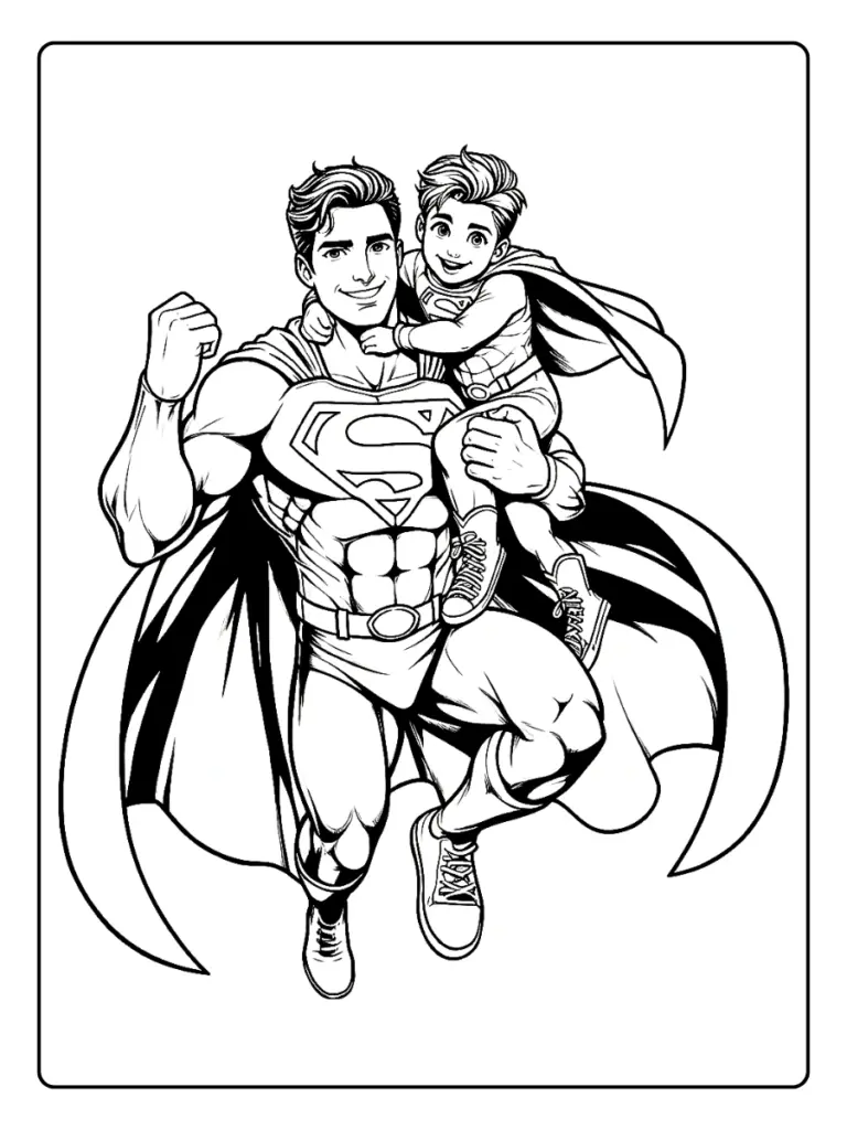 Disegni di Superman da Colorare (10)