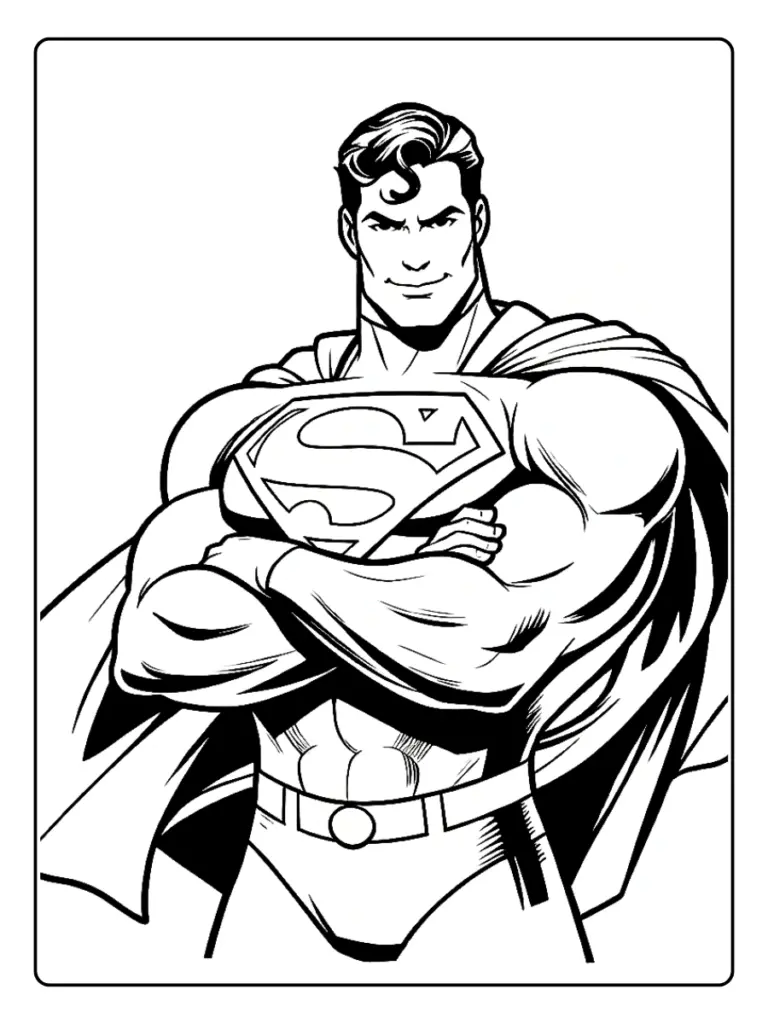 Disegni di Superman da Colorare (12)