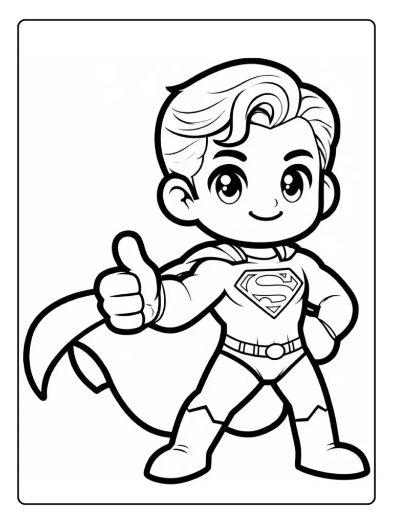 Disegni di Superman da Colorare (13)