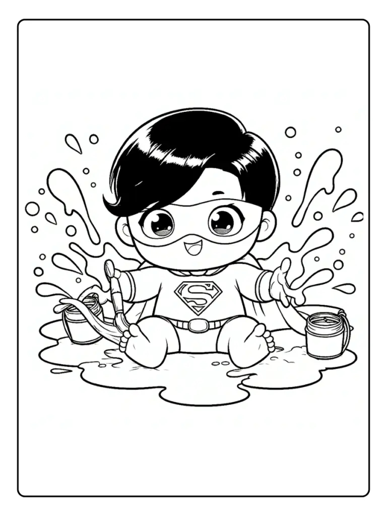 Disegni di Superman da Colorare (4)