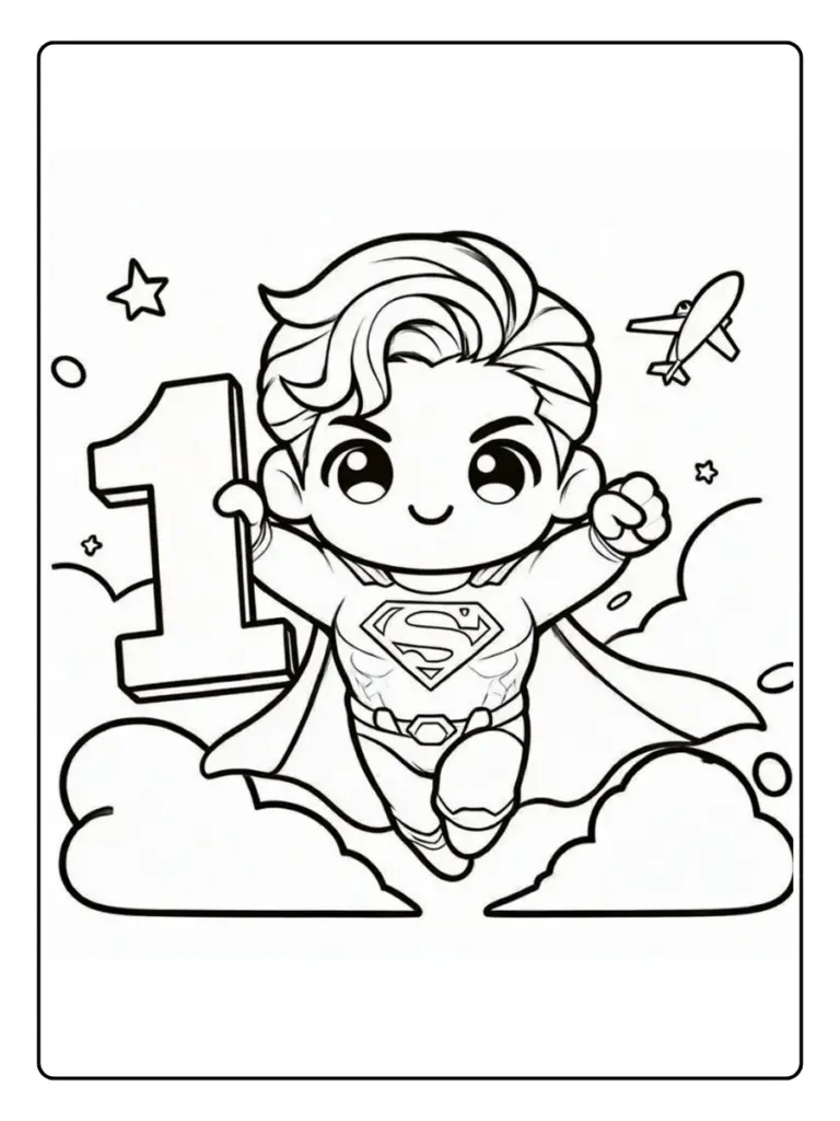 Disegni di Superman da Colorare (5)