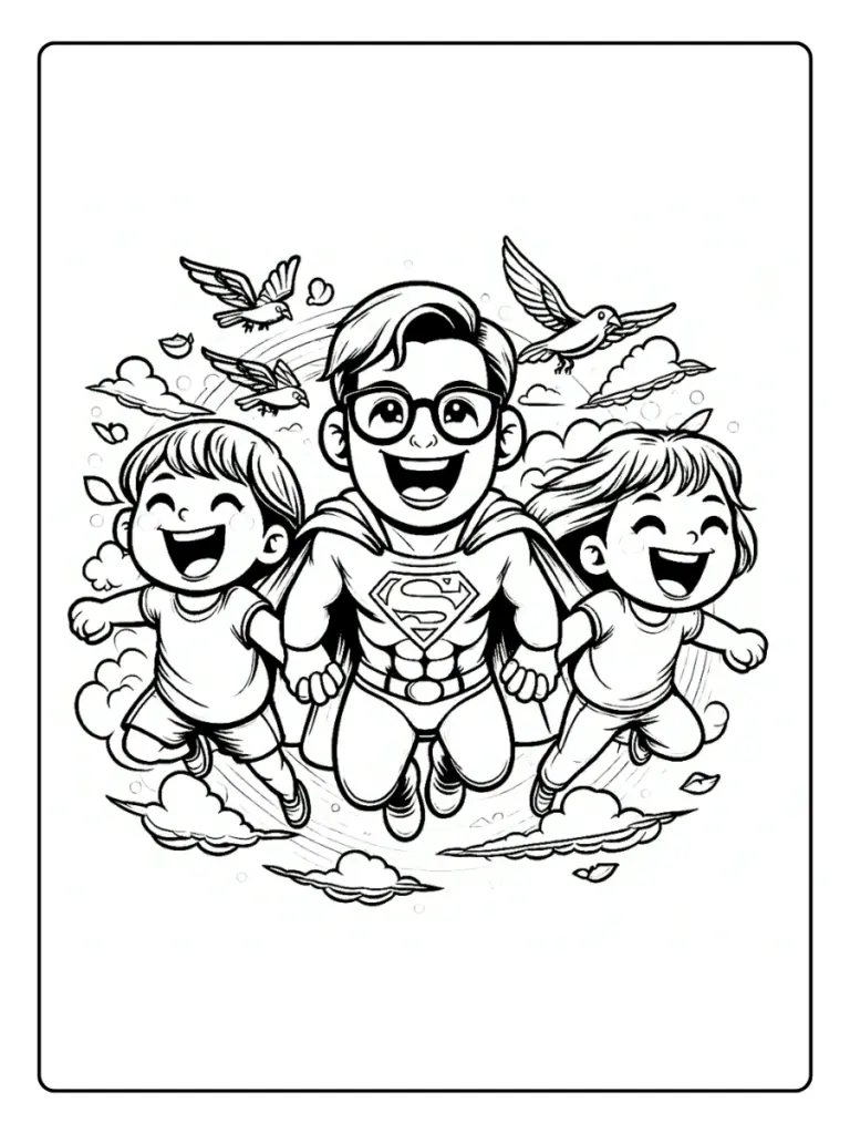 Disegni di Superman da Colorare (7)