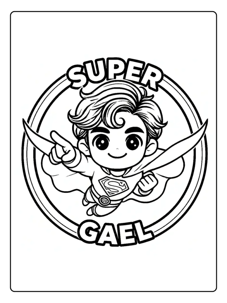 Disegni di Superman da Colorare (8)