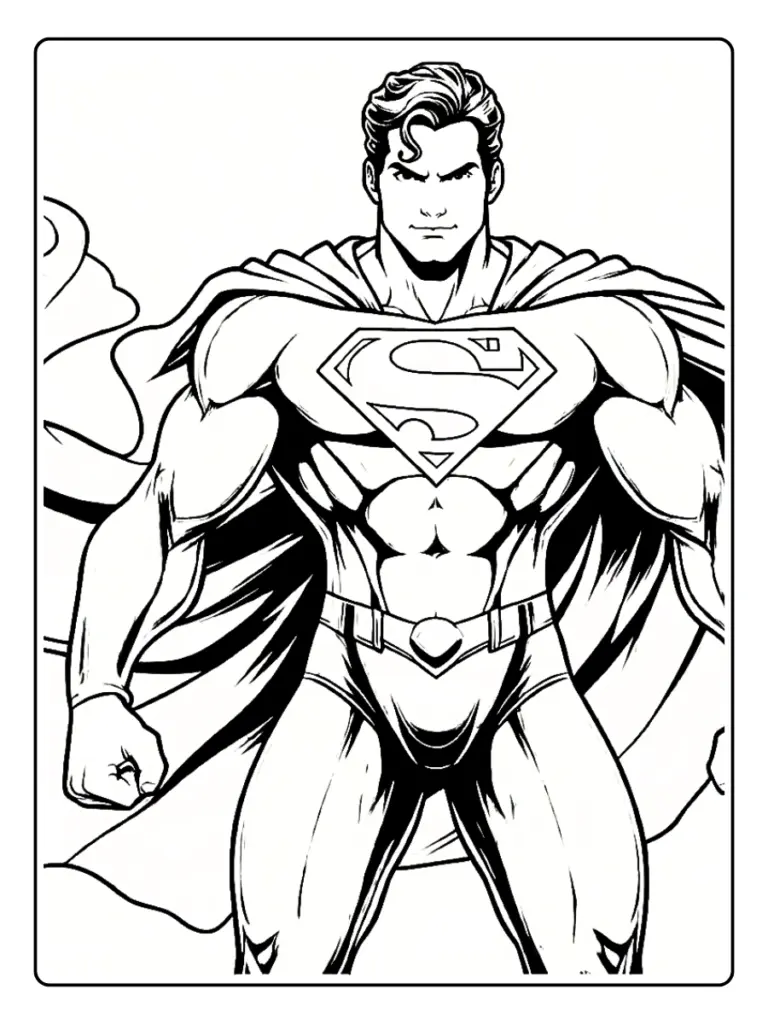 Disegni di Superman da Colorare (9)