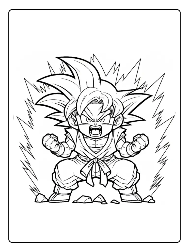 Goku da Colorare (1)