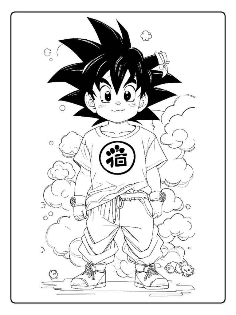 Goku da Colorare (13)