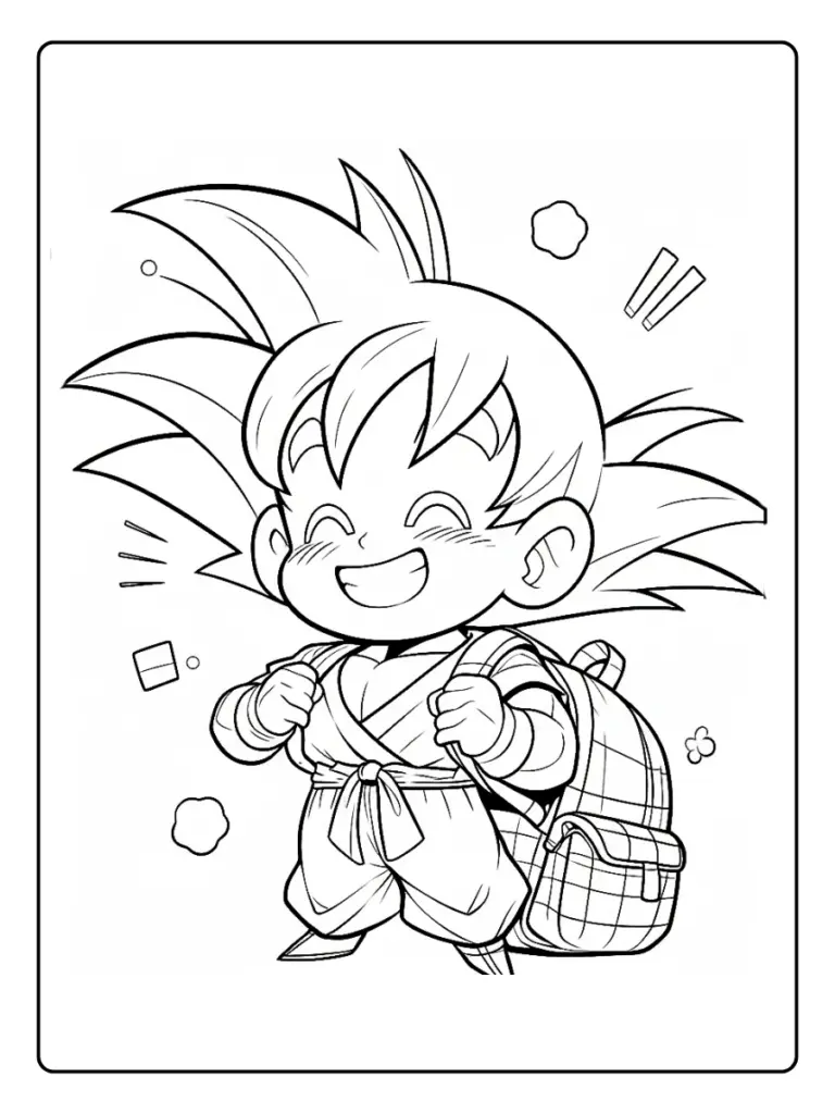 Goku da Colorare (14)