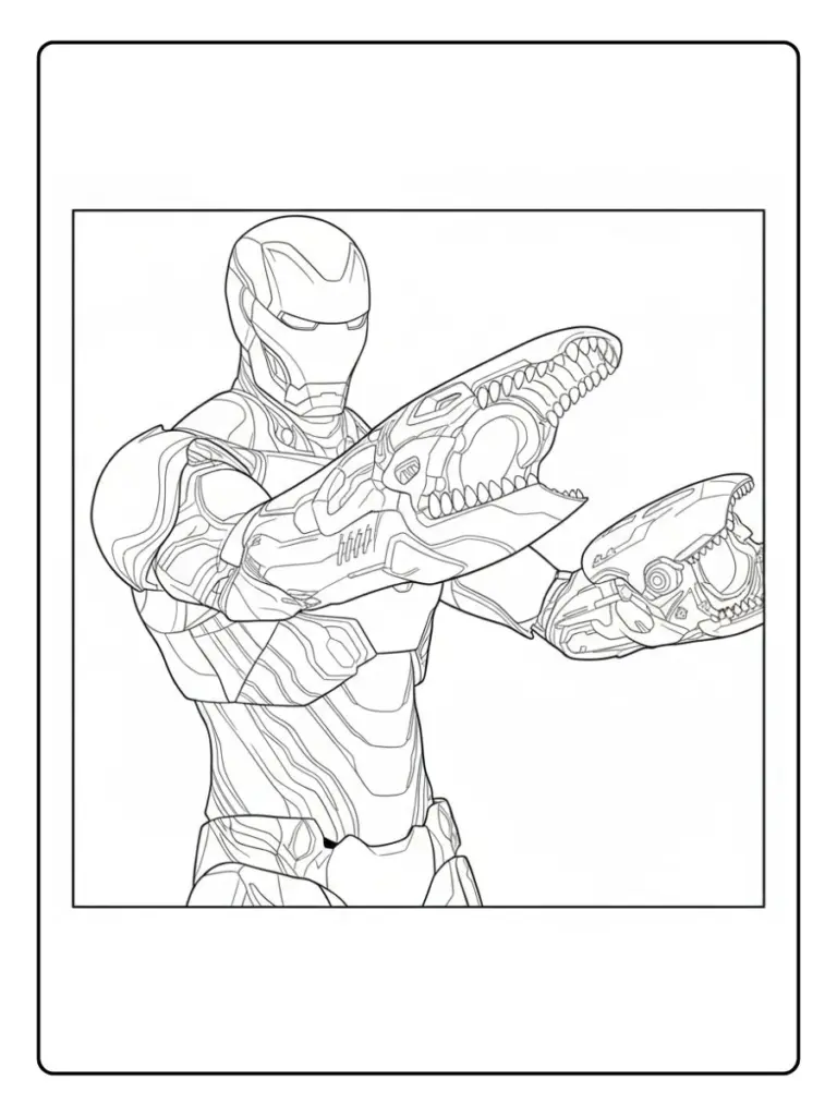 Iron Man Da Colorare