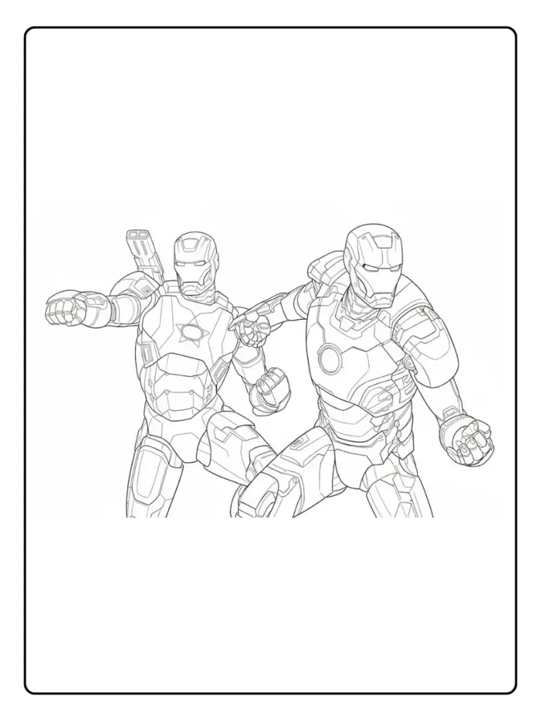 Iron Man Da Colorare