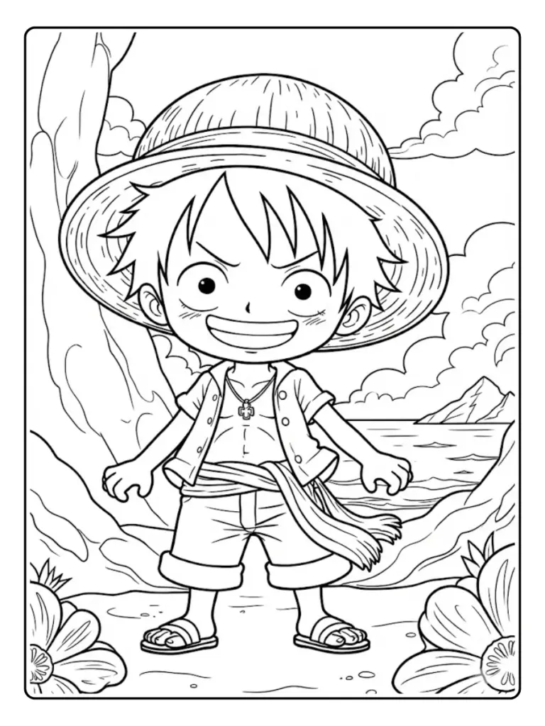 One Piece da Colorare (4)