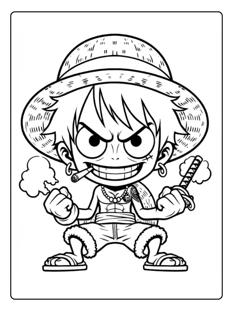 One Piece da Colorare (8)