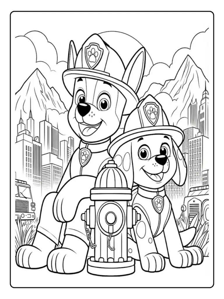 Paw Patrol da Colorare (1)