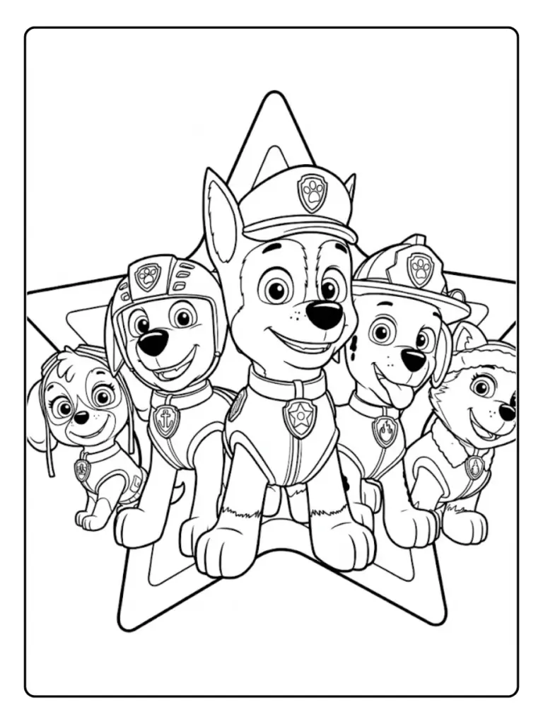 Paw Patrol da Colorare (15)