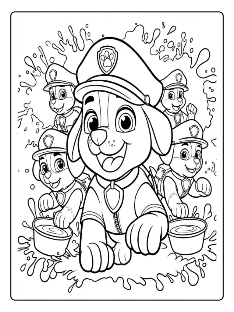 Paw Patrol da Colorare (3)
