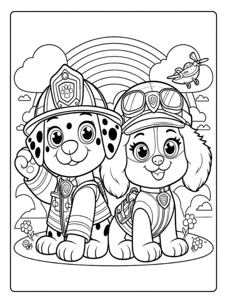 Paw Patrol da Colorare (4)