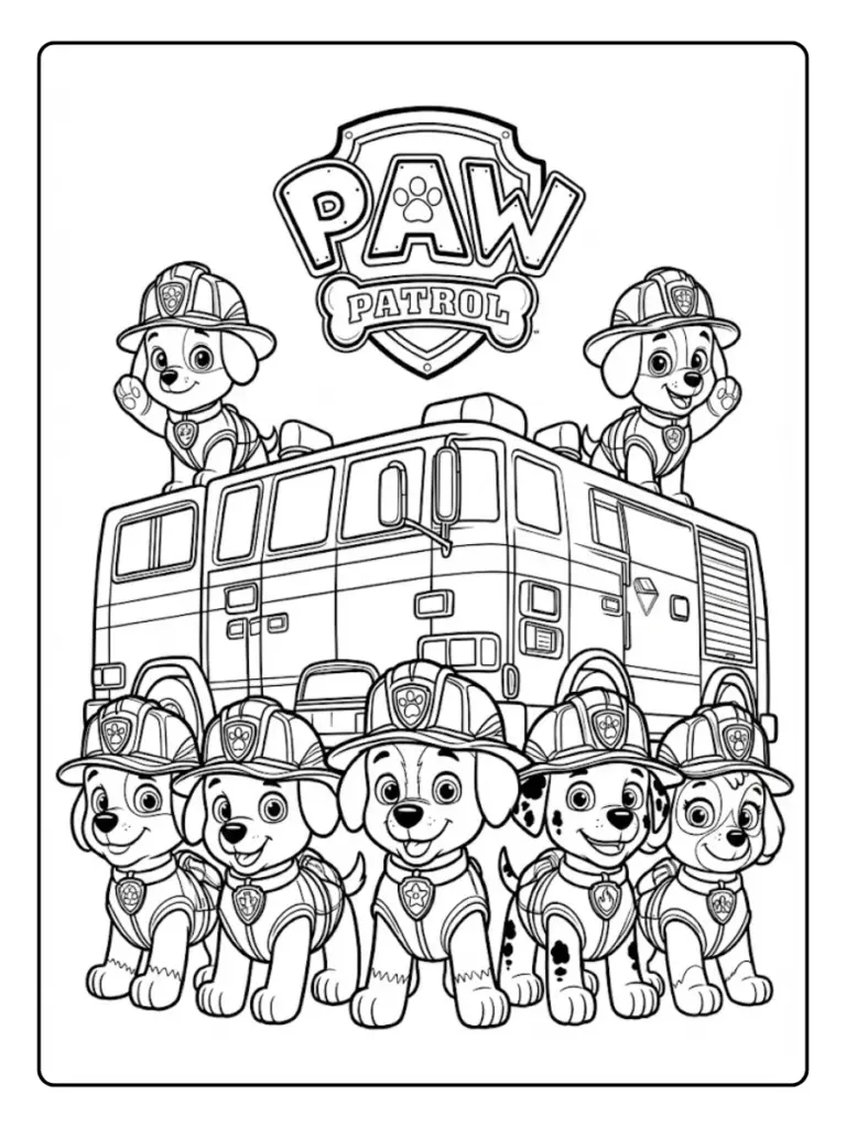 Paw Patrol da Colorare (6)