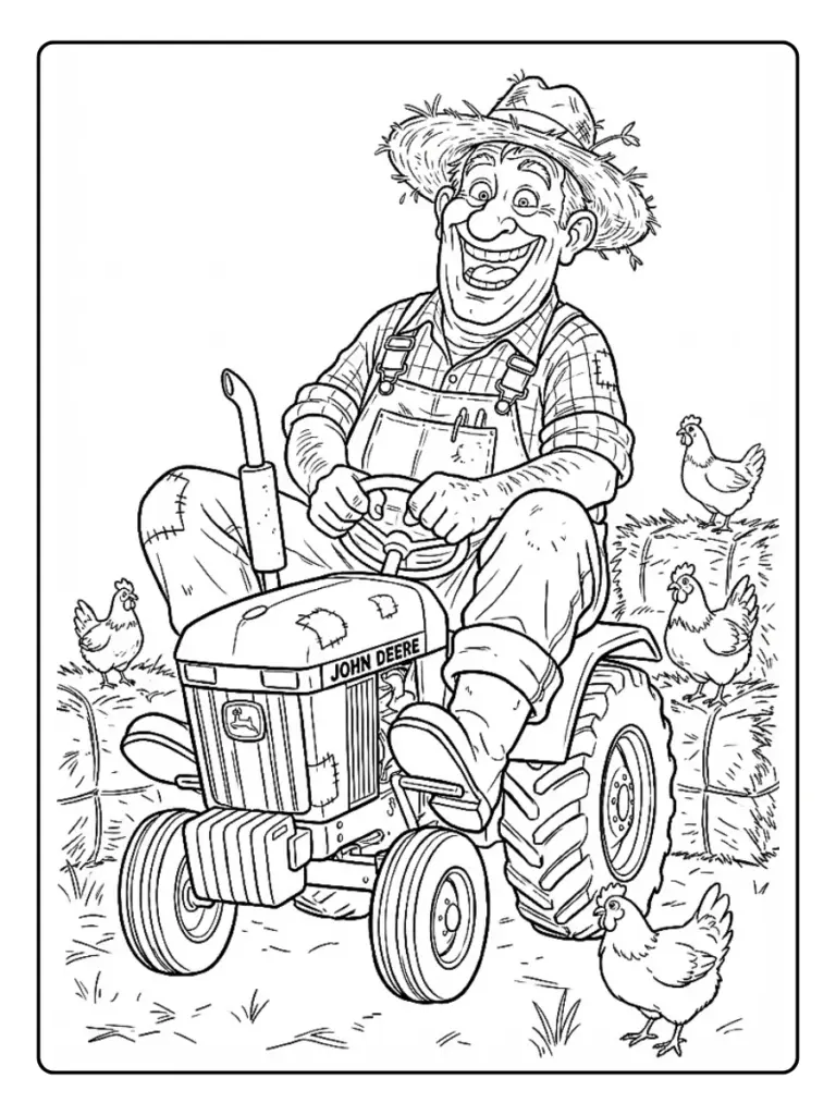 Trattori da Colorare (10)