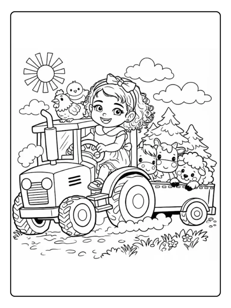 Trattori da Colorare (12)