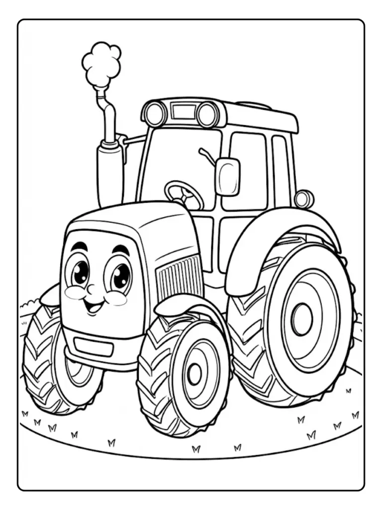 Trattori da Colorare (2)