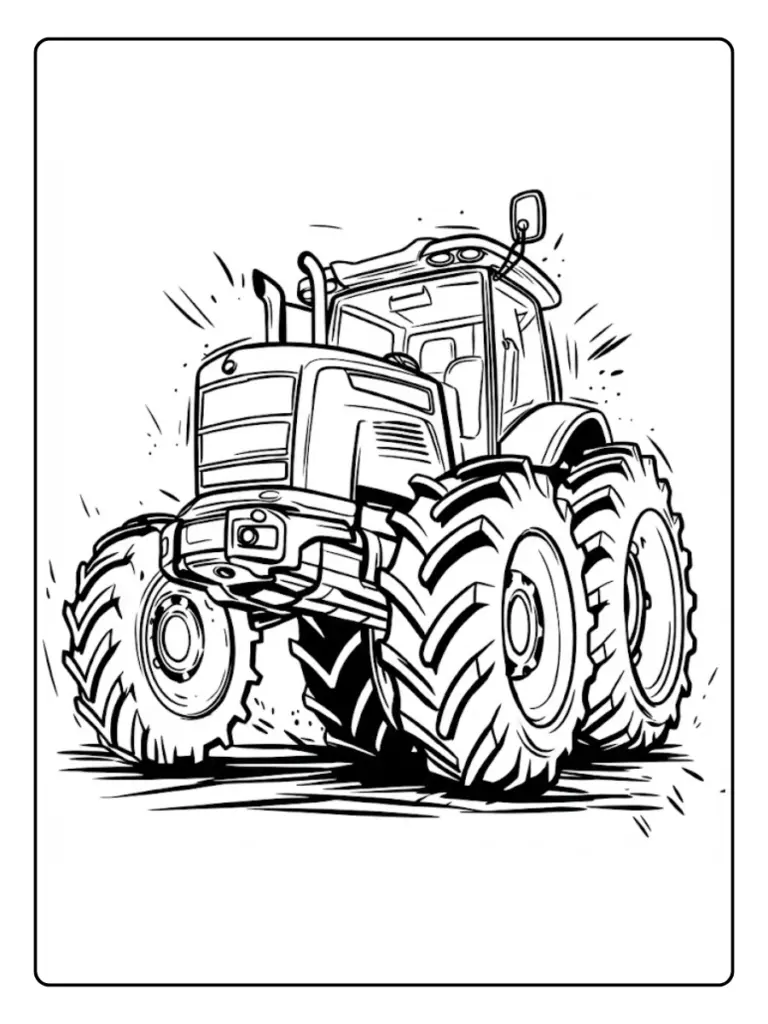 Trattori da Colorare (5)
