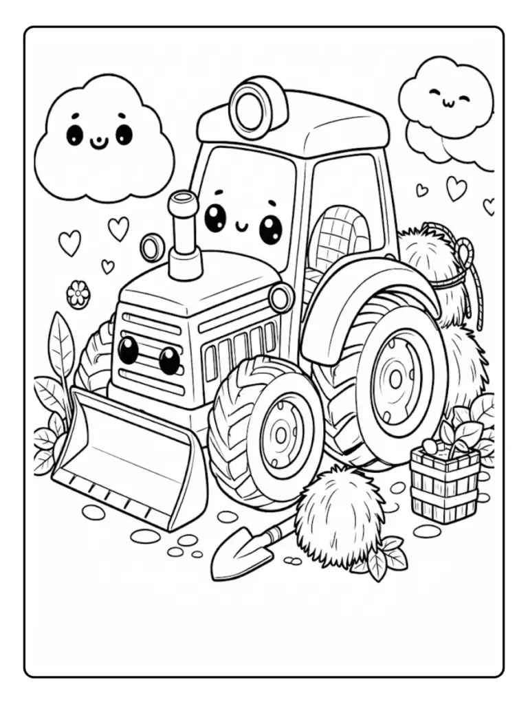 Trattori da Colorare (6)