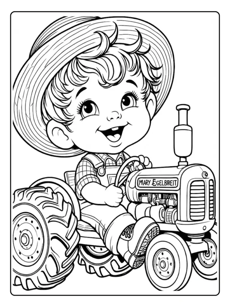 Trattori da Colorare (7)