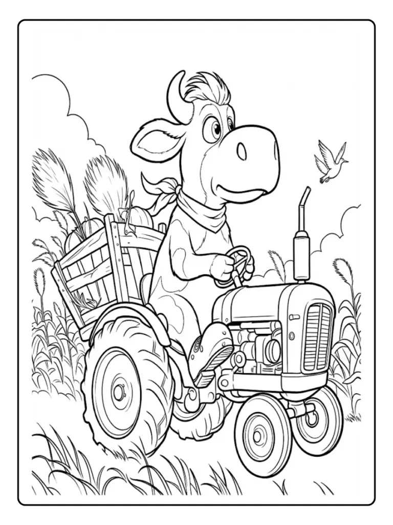 Trattori da Colorare (9)