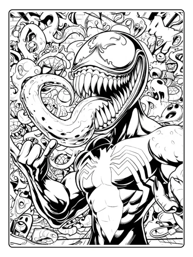 Venom Da Colorare