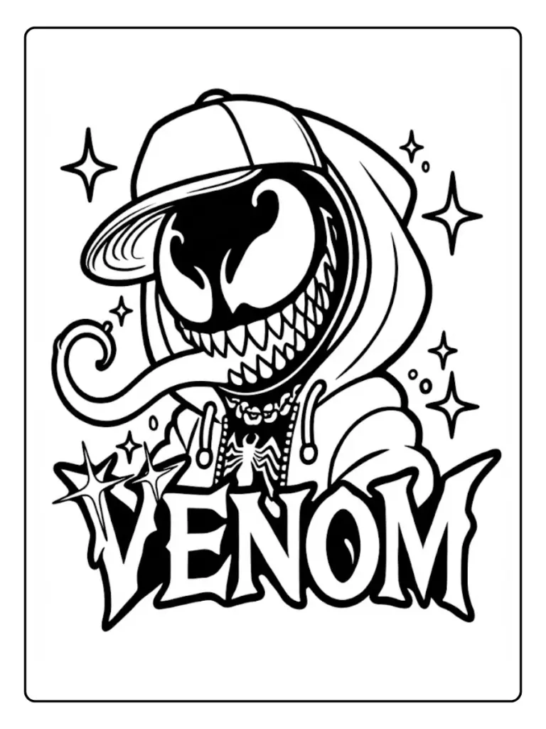 Venom Da Colorare