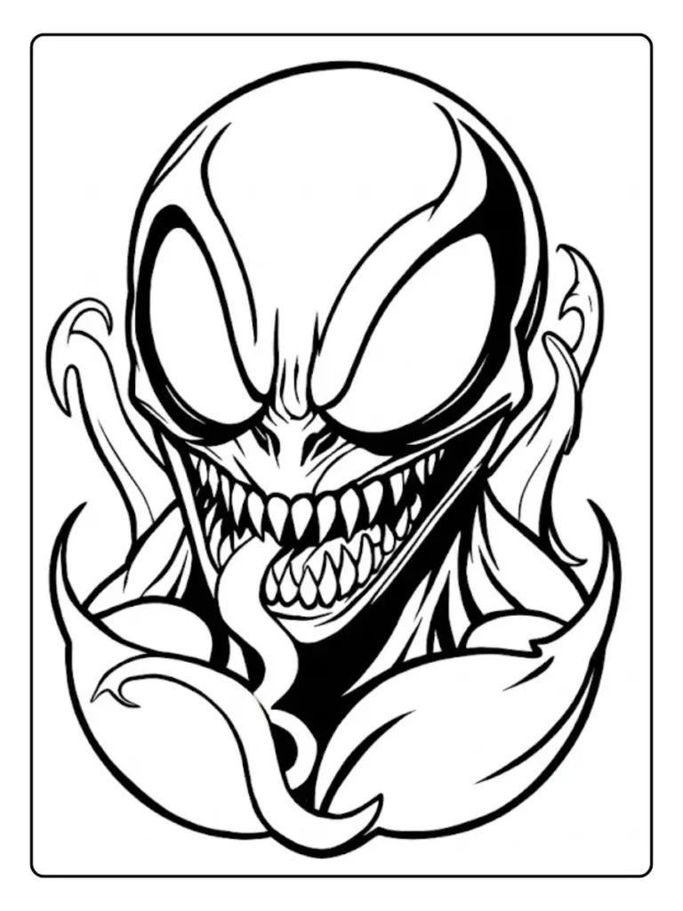 Venom Da Colorare