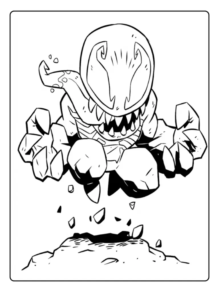 Venom Da Colorare