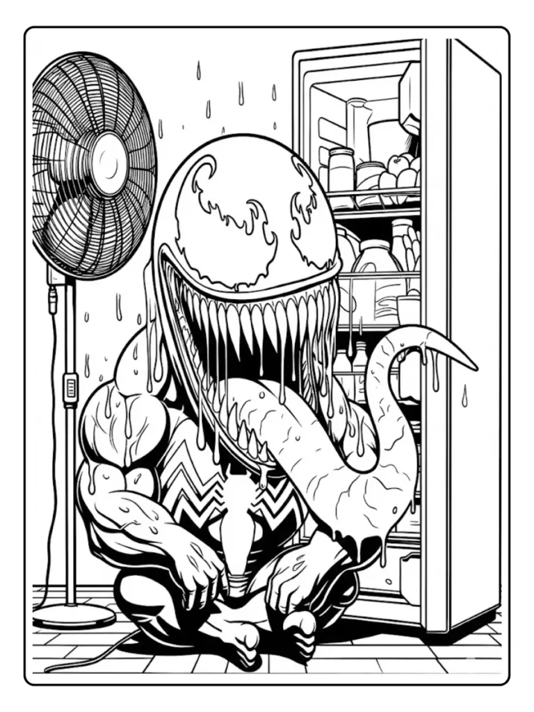 Venom Da Colorare