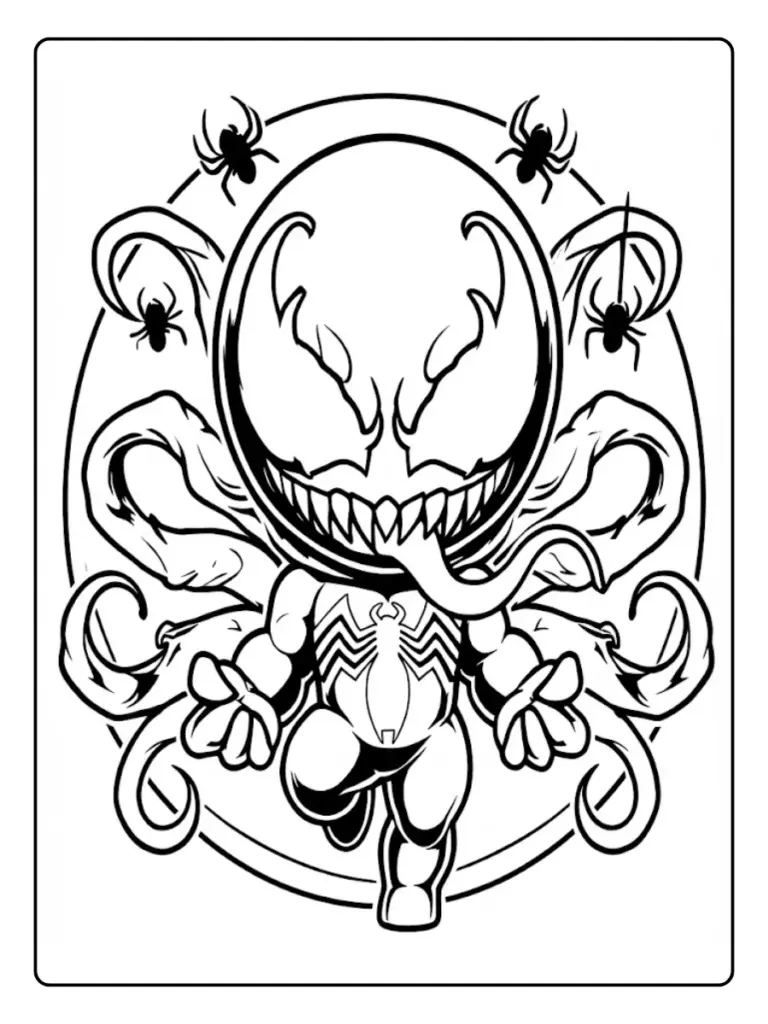 Venom Da Colorare