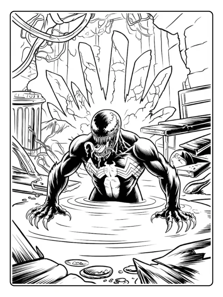 Venom Da Colorare