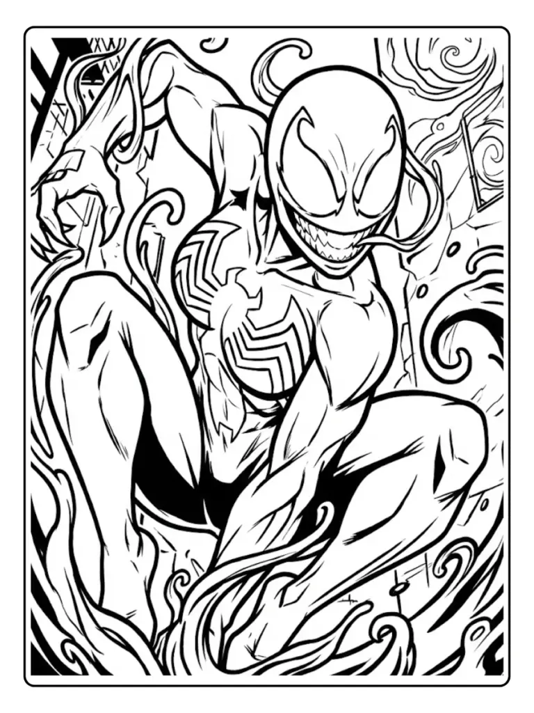 Venom Da Colorare